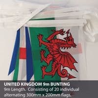 UK Flag Bunting | Free UK Delivery | NWFlags