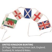 UK Flag Bunting | Free UK Delivery | NWFlags