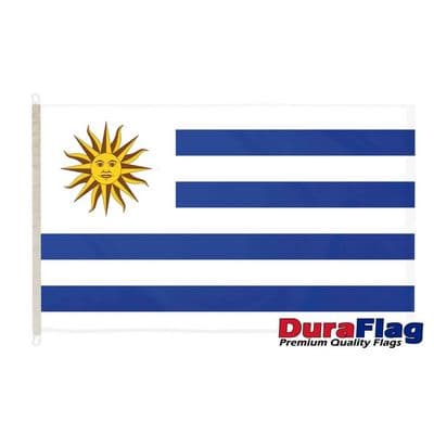 Uruguay Flag - 5ft x 3ft | Premium Quality DuraFlag D Clips