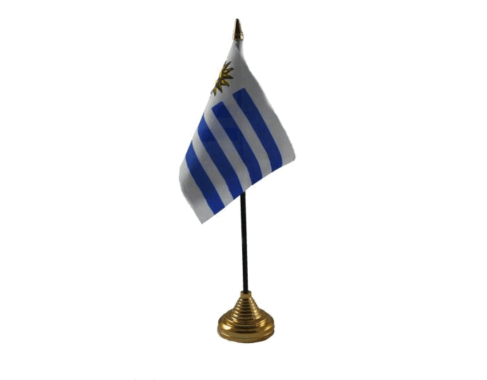 Uruguay Table Flag
