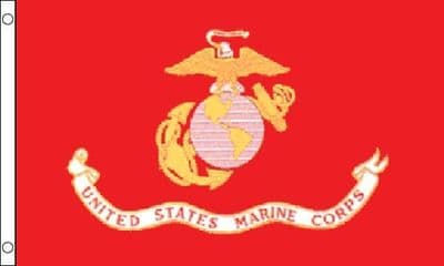 US Marine Corps Flag 5ft x 3ft