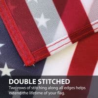 England 1.5ft x 1ft Knitted Heavy Polyester Flag | NWFlags