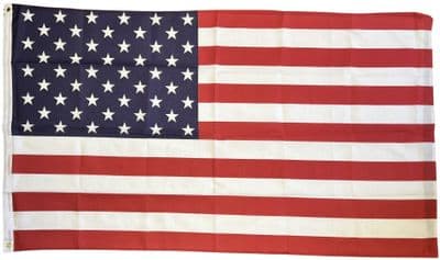 USA Flag - 5ft x 3ft | Heavy Knitted Polyester