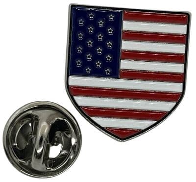 USA Shield Pin Badge