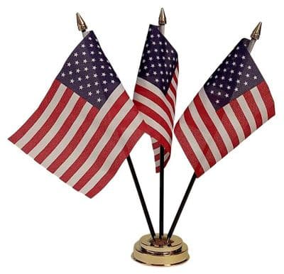 USA Triple Table Flag