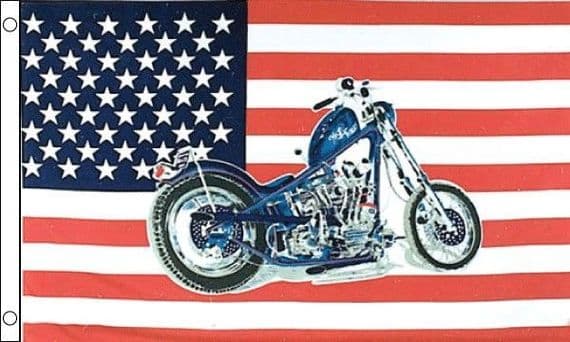 USA with Motorcycle Flag | Buy USA with Motorcycle Flag | NWFlags