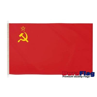USSR Flag - 5ft x 3ft | Premium Quality DuraFlag D Clips