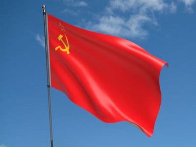USSR Hammer and Sickle Flag 5ft x 3ft
