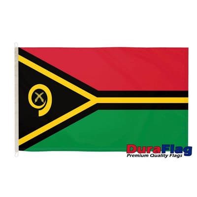 Vanuatu Flag - 5ft x 3ft | Premium Quality DuraFlag D Clips