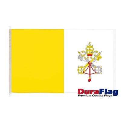 Vatican City Flag - 5ft x 3ft | Premium Quality DuraFlag D Clips