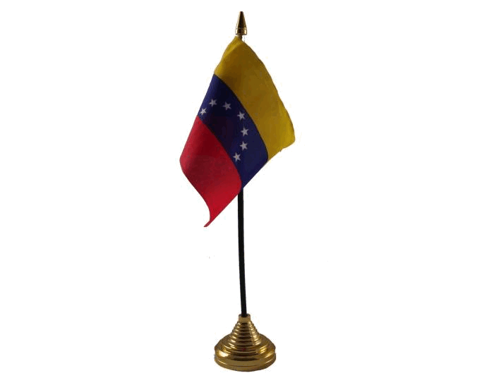 Venezuela Table Flag