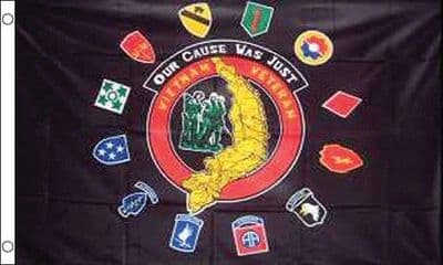 Vietnam Veterans Flag 5ft x 3ft