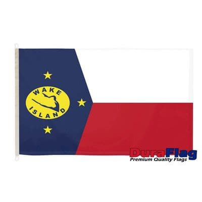Wake Island Flag - 5ft x 3ft | Premium Quality DuraFlag D Clips