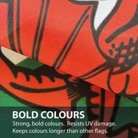 Wales 1.5ft x 1ft Knitted Heavy Polyester Flag | NWFlags