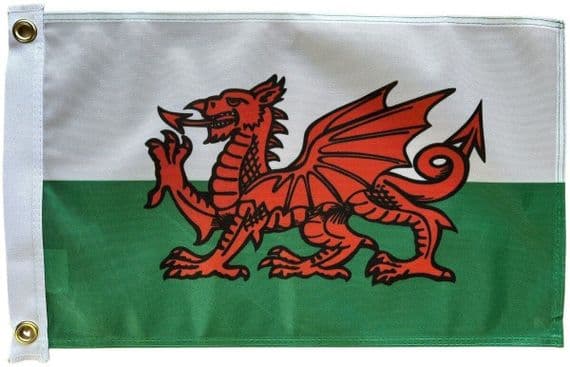 Wales 1.5ft x 1ft Knitted Heavy Polyester Flag | NWFlags