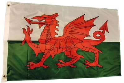 Wales Flag - 3ft x 2ft | Heavy Knitted Polyester