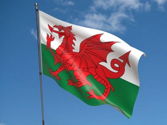 Wales Flag 5ft x 3ft | Buy Wales Value Flag | North West Flags
