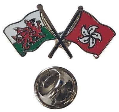 Wales & Hong Kong Pin Badge