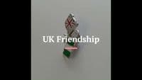 Wales & Jordan Pin Badge | Buy Wales & Jordan Pin Badge | NWFlags