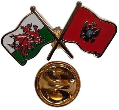 Wales & Montenegro Pin Badge