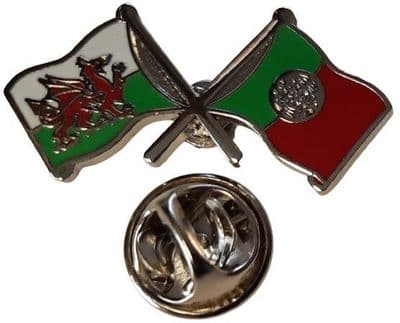 Wales & Portugal Pin Badge
