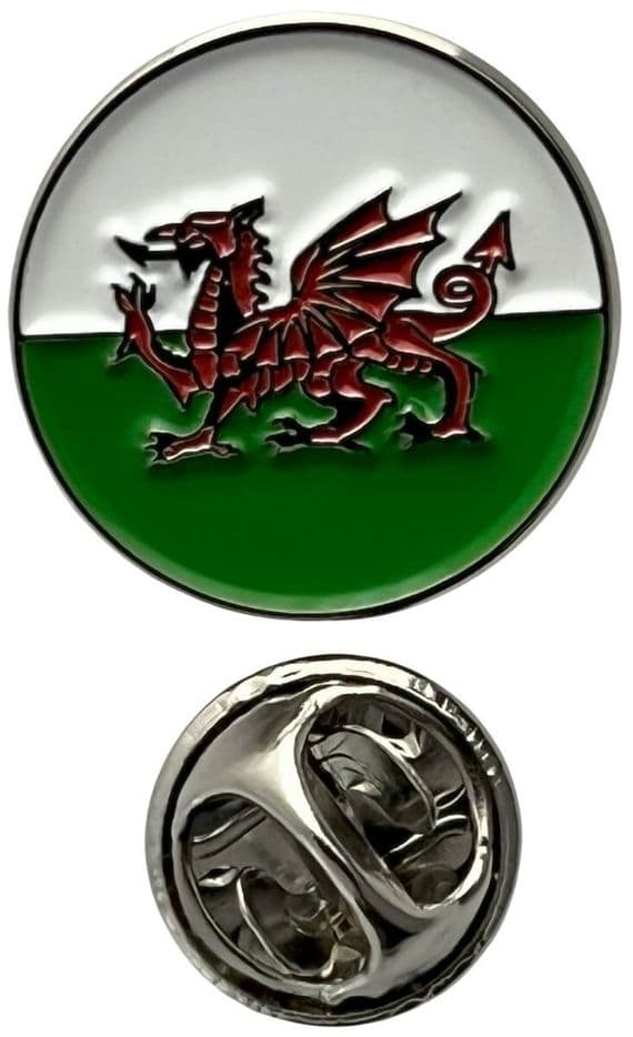 Wales Round Pin Badge | Buy Wales Round Pin Badge | North West Flags