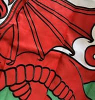 Welsh Dragon Sewn Nylon Flag with Eyelets - 5ft x 3ft | NWFlags