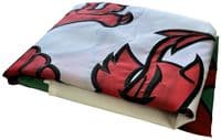 Welsh Dragon Sewn Nylon Flag with Eyelets - 5ft x 3ft | NWFlags