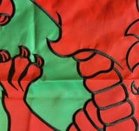 Welsh Dragon Sewn Nylon Flag with Eyelets - 5ft x 3ft | NWFlags