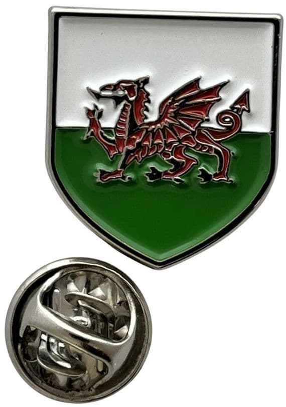Wales Shield Pin Badge | Buy Wales Shield Pin Badge | North West Flags