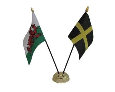 Wales & St David Friendship Table Flag
