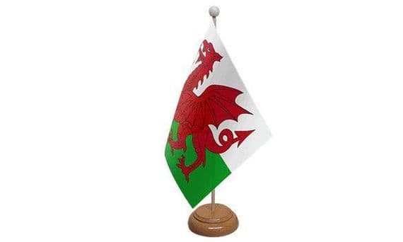 Wales Wooden Table Flag | Buy Wales Wooden Table Flag | NWFlags