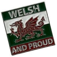 Welsh and Proud Pin Badge | NWFlags