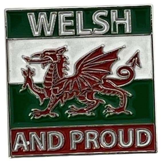 Welsh and Proud Pin Badge | NWFlags