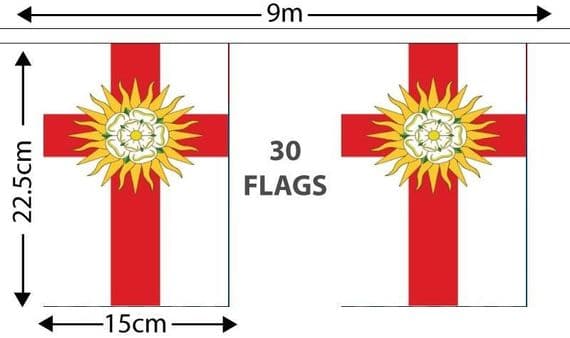 West Riding of Yorkshire Bunting | Buy West Riding Bunting | NWFlags