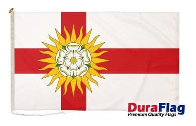 West Riding of Yorkshire Premium Quality DuraFlag Rope & Toggle - 5ft x 3ft