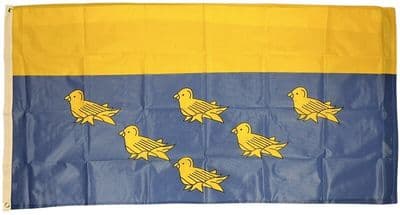 West Sussex Flag 5ft x 3ft - Knitted Heavy Polyester