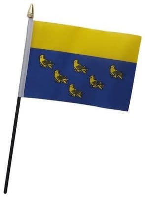 West Sussex Table Flag - NO BASE
