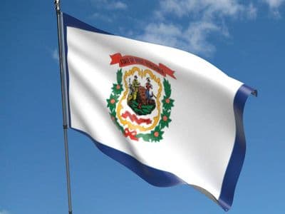 West Virginia State 5ft x 3ft Flag