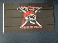 What Happens on Board Pirate Flag | Buy What Happens on Board Flag