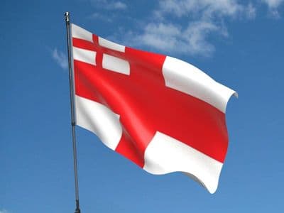 White Ensign 1702 to 07 Flag - 5ft x 3ft | Standard Polyester