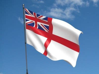 White Ensign 5ft x 3ft Flag