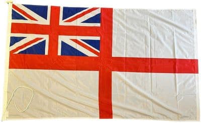 White Ensign Premium Quality Rope & Toggle - 5ft x 3ft