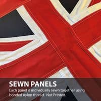 White Ensign Sewn 3ft x 2ft Flag with Rope & Toggle | NWFlags