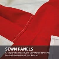White Ensign Sewn Flag with Rope & Toggle | NWFlags