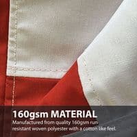 White Ensign Sewn Flag with Rope & Toggle | NWFlags
