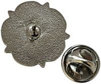 White Rose Large Pin Badge | Buy White Rose Large Pin Badge | NWFlags