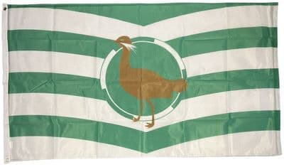 Wiltshire Flag 5ft x 3ft - Knitted Heavy Polyester