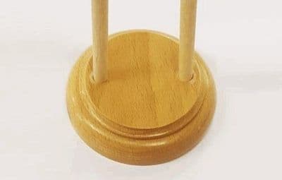 Wooden Base For Large Hand Flags - 2 Hole