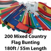 Bunting World Flags 57m 181 Flags | NWFlags